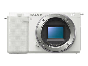 Sony Alpha ZV-E10 - APS-C Interchangeable Lens Mirrorless Vlog Camera - White