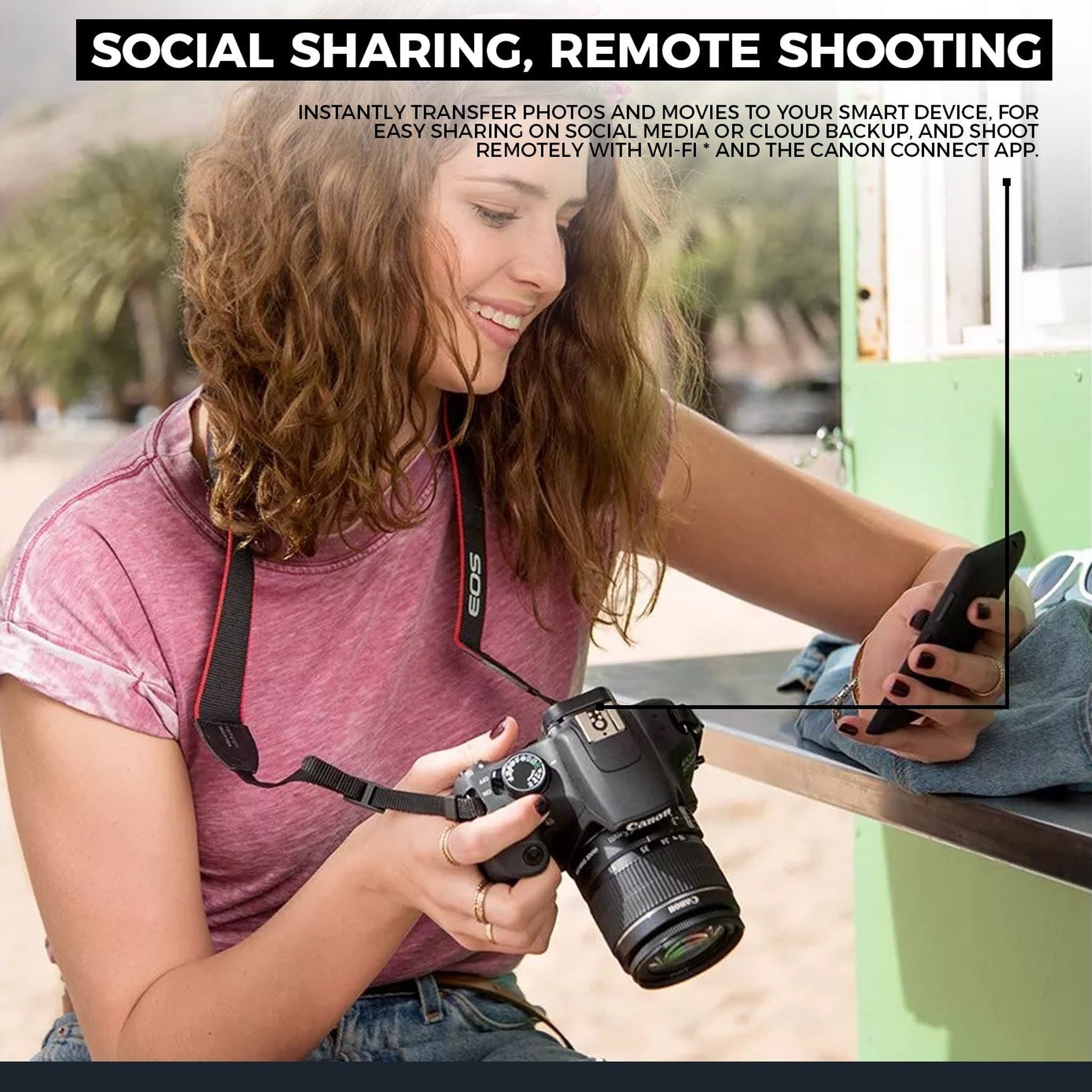 Canon EOS 4000D DSLR Camera with 18-55mm Lens + EOS Bag + Sandisk Ultra 64GB Card + Cleaning Set And More International Model Canon
