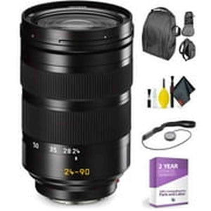 Leica SL 24-90mm f/2.8-4 ASPH. Lens 11176 + Deluxe Lens Cleaning Kit Bundle