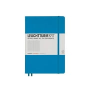 LEUCHTTURM1917 - Medium A5 Squared Hardcover Notebook (Azur) - 251 Numbered Pages