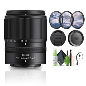 Nikon NIKKOR Z DX 18-140mm f/3.5-6.3 VR Compact Zoom Lens 20104 Bundle Nikon