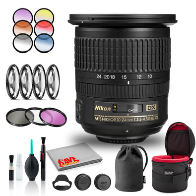 Nikon AF-S DX NIKKOR 10-24mm f/3.5-4.5G ED Lens - Essential Kit