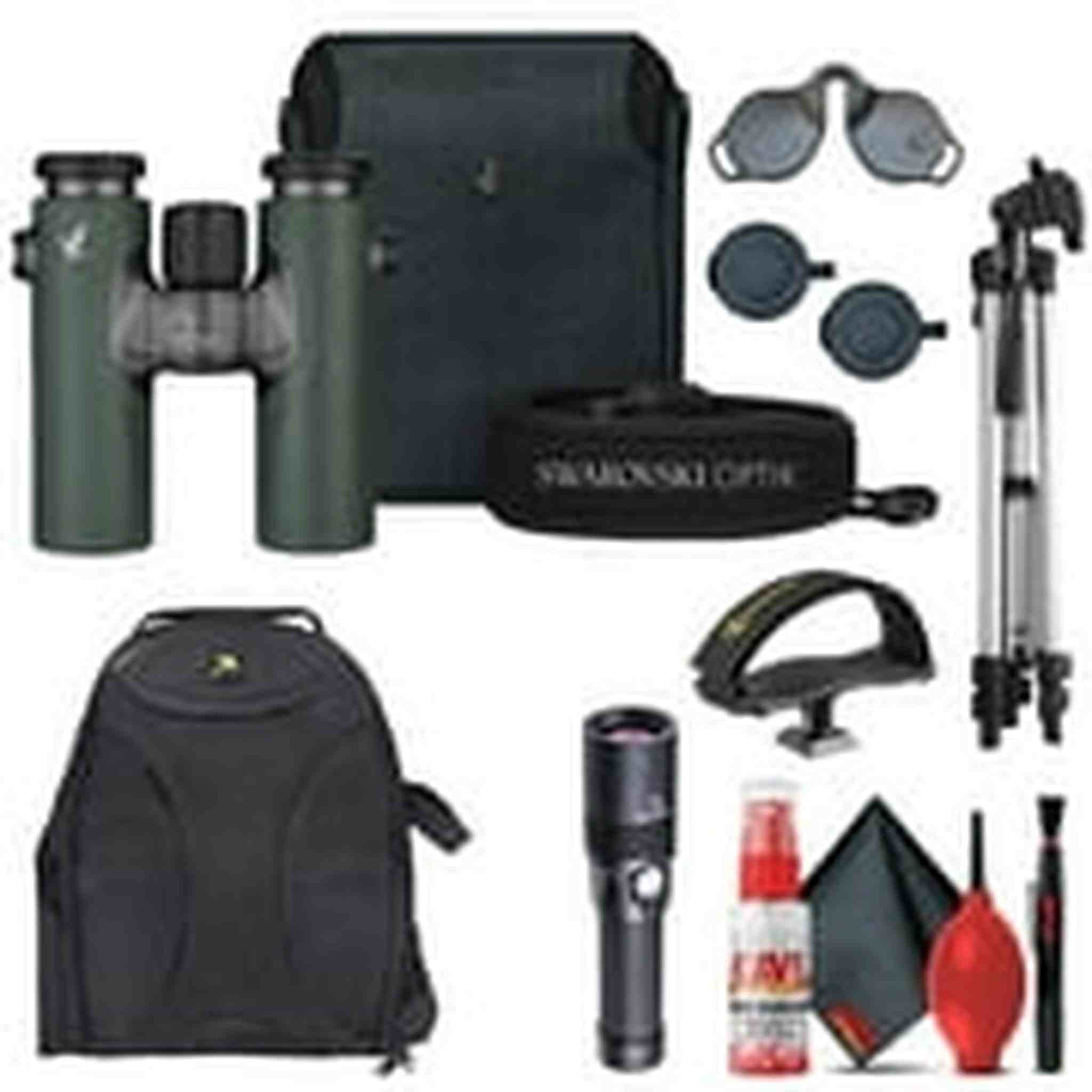 Swarovski CL Companion 8x30 Binocular Green & Wild Nature Accessory Bundle Swarovski