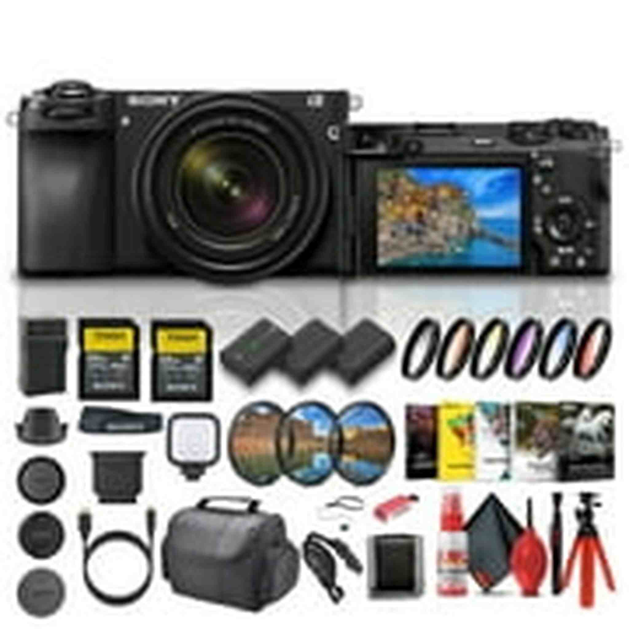 Sony Alpha a6700 Mirrorless Camera, 26 MP Sensor, 4K Video, and Vlog Bundle - Reconditioned Sony