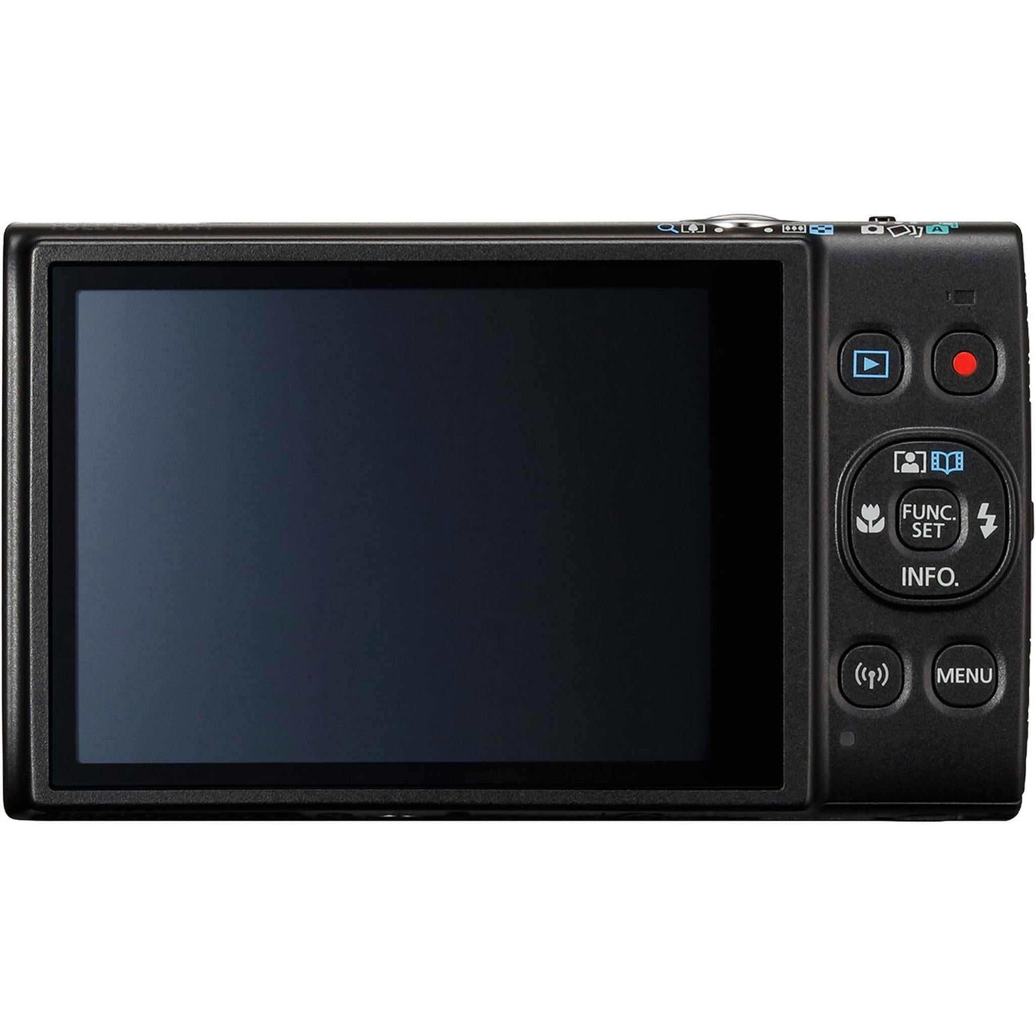 Canon PowerShot ELPH 360 HS A Camera + 64GB Card + Case + More