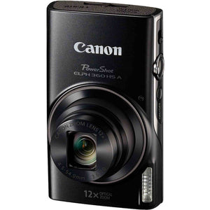 Canon PowerShot ELPH 360 HS A Camera + 64GB Card + Case + More
