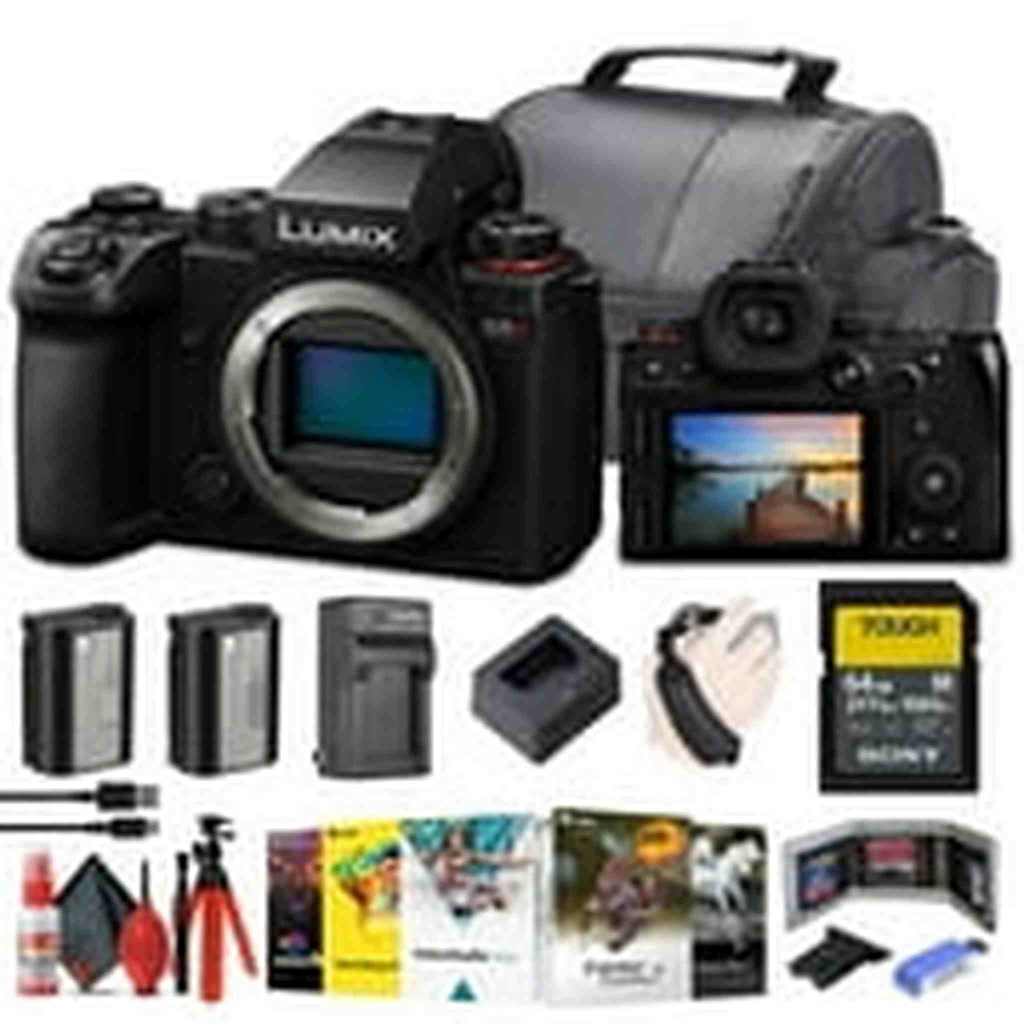 Panasonic Lumix S5 II Mirrorless Camera DC-S5M2BODY + 64GB Memory Card + More Panasonic