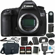 Canon EOS 5DS R Digital SLR Camera 0581C002 Body Only - Bundle with 32GB Memory Card + Spare Battery + Digital Slave Fl