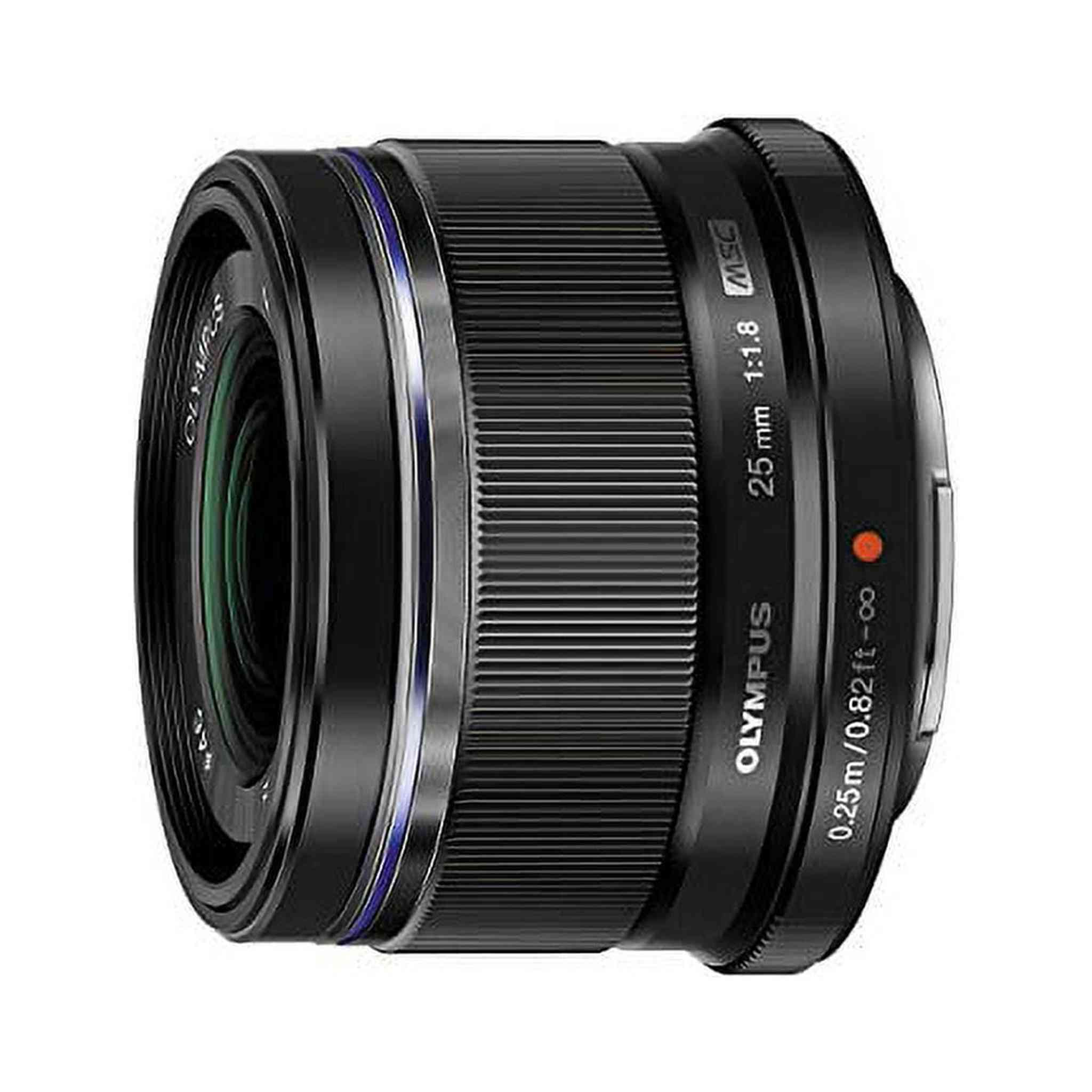 Olympus M.Zuiko Digital 25mm F1.8 Lens, for Micro Four Thirds Cameras Black Olympus