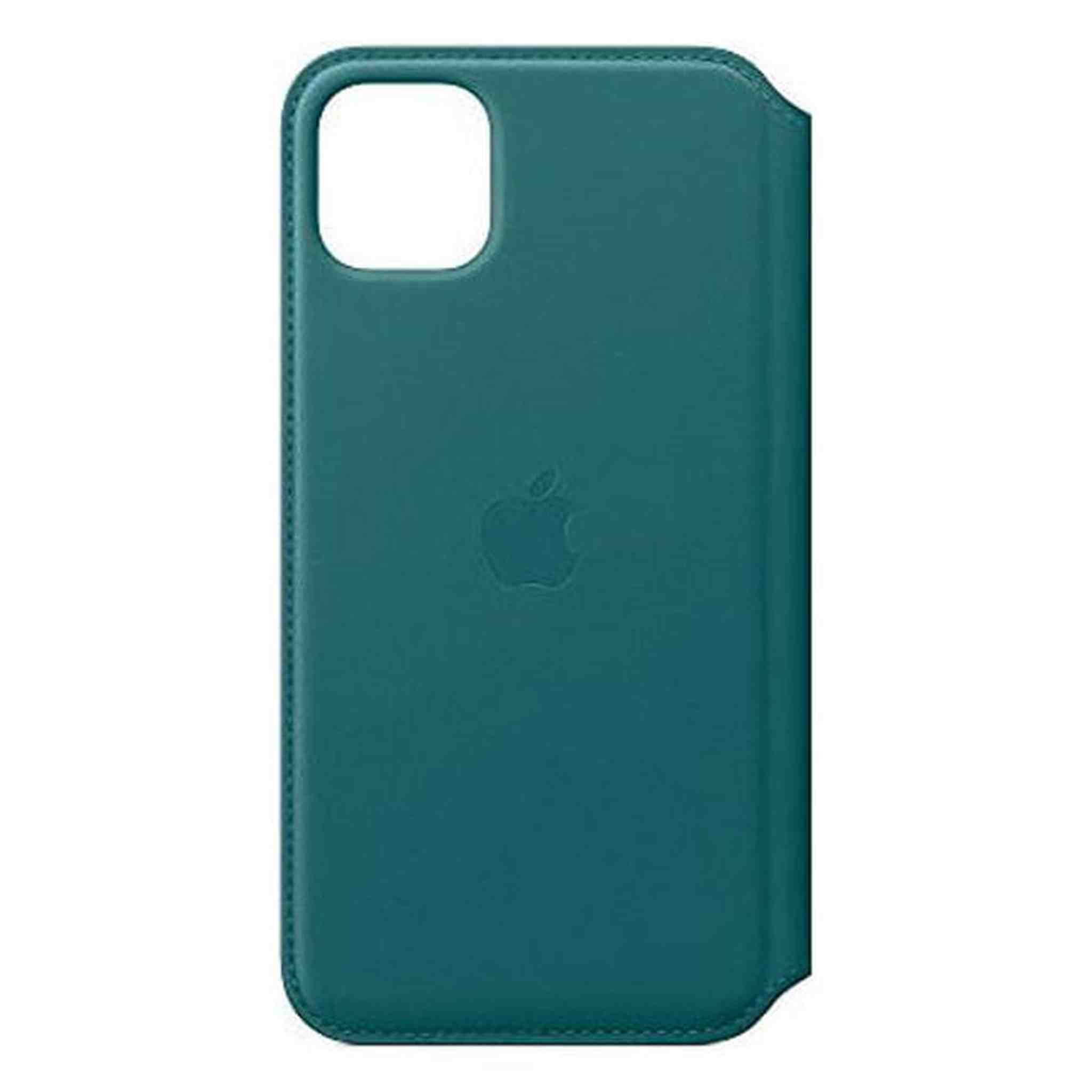 Apple Leather Folio for iPhone 11 Pro Max - Peacock - Refurbished Apple