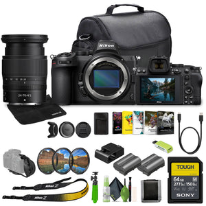 Nikon Z5 Mirrorless Full Frame Camera with 24-70mm f/4 Lens Kit NIZ52470LK Bundle