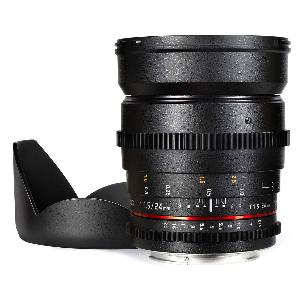 Samyang Cine SYCV24M-NEX 24mm T1.5 Cine Wide Angle Lens for Sony NEX