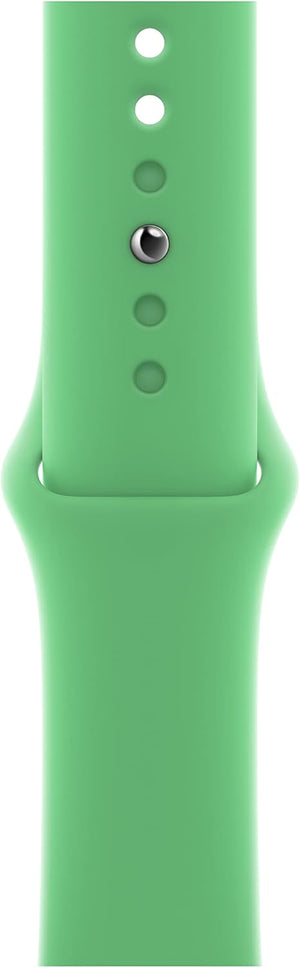 Apple Watch 41mm Sport Band - Bright Green with USB-C Charging Block Bundle