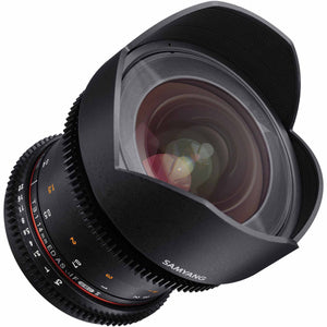 Samyang SYDS14M-S VDSLR II A mount 14mm T3.1 Wide-Angle Cine Lens for Sony Alpha Cameras