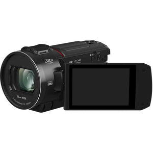 Panasonic HC-VX3 UHD 4K Lightweight Camcorder with 24x Zoom + 128GB Memory Card + More