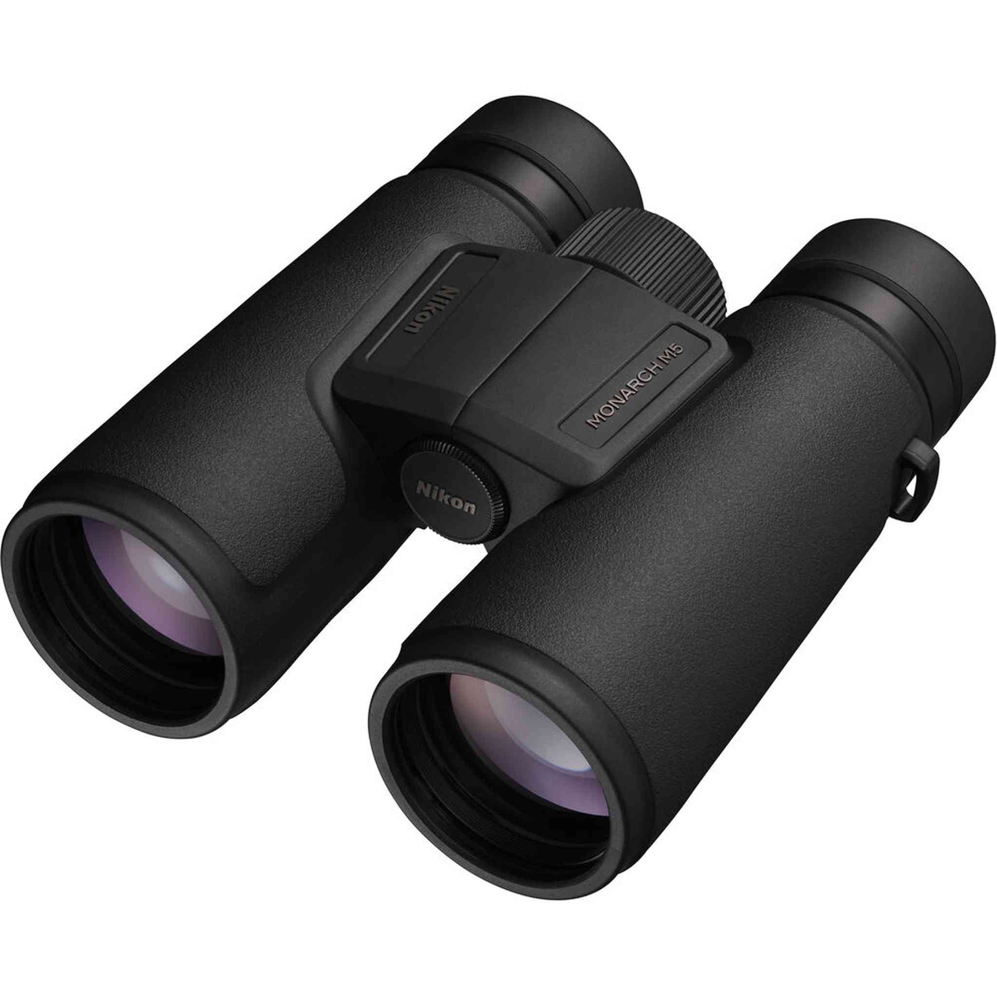 Nikon 10x42 Monarch M5 Roof Prism Waterproof, Fogproof, Lightweight Binoculars Black + More