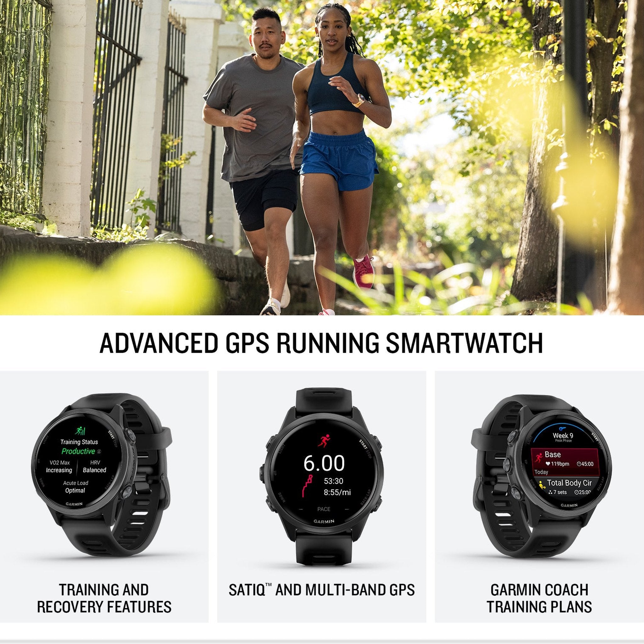 Garmin Forerunner 570 – 42MM, Black , Air Pro TWS Truly Wireless EarBuds