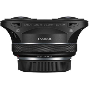 Canon RF-S 3.9mm f/3.5 STM Dual Fisheye Lens Canon RF 6578C002 + More