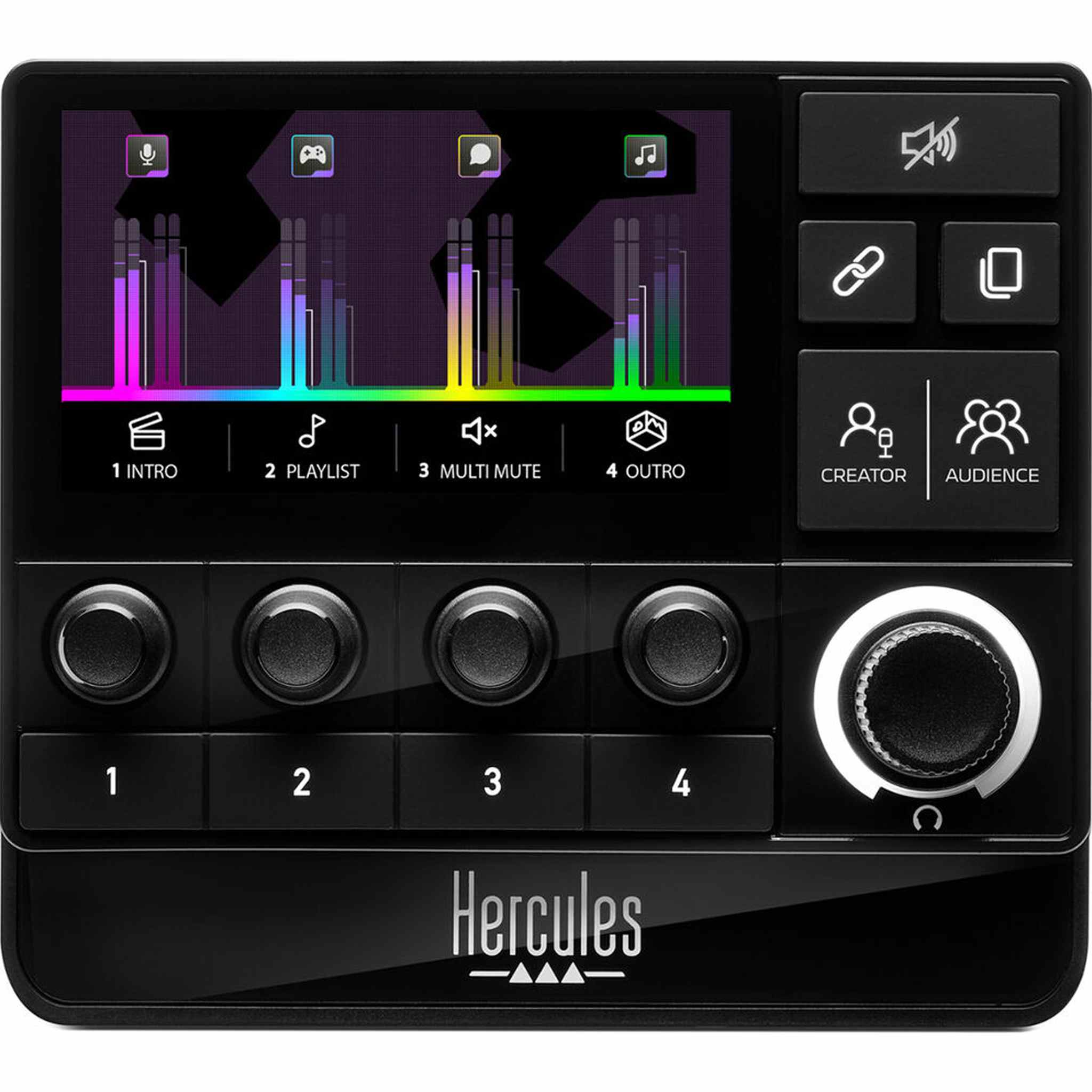 Hercules Stream 200 XLR, Pro Audio Mixer for Advanced Content Creators, Bundle Hercules