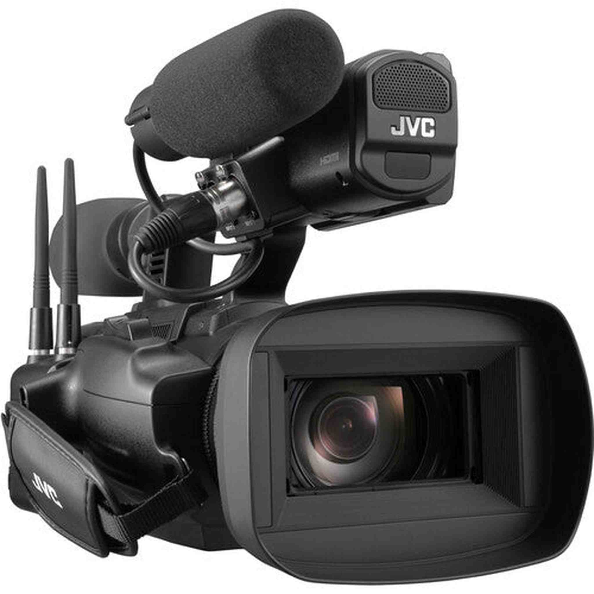 JVC GY-HC550 9.35MP 4K UHD Handheld 4K Broadcast Professional Camcorder + More