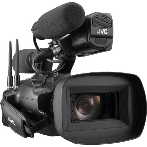 JVC GY-HC550 9.35MP 4K UHD Handheld 4K Broadcast Professional Camcorder + More