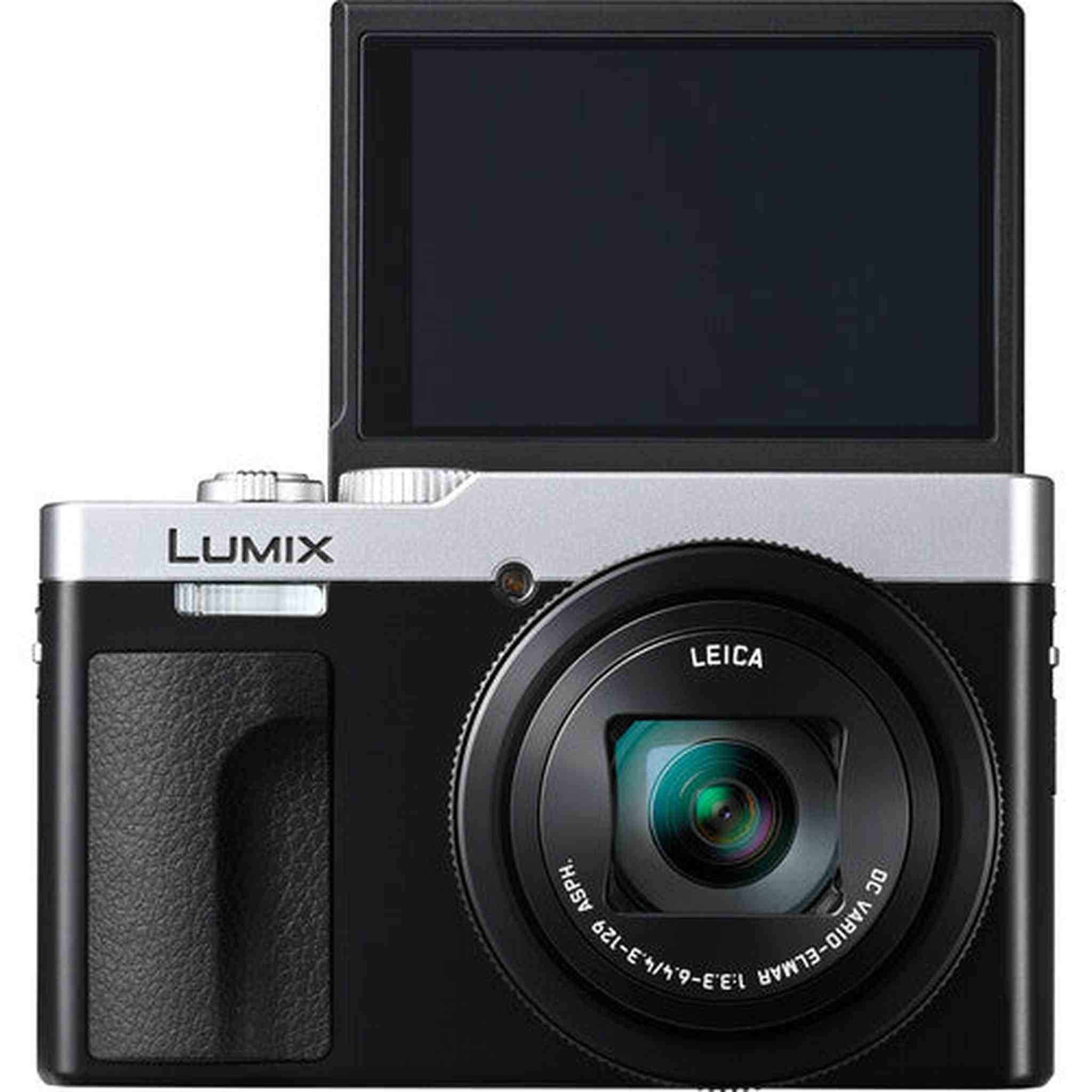 Panasonic ZS99 Point and Shoot Compact Travel Digital Camera Silver - Bundle Panasonic