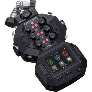 Zoom H8 12-Track Handy Audio Recorder, Extreme PRO 64GB SDXC Memory Card, Bundle