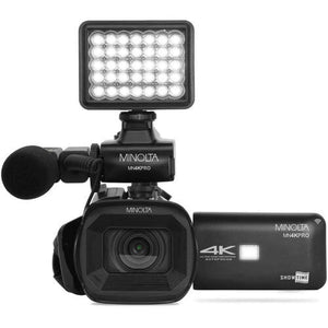 Minolta MN4KPRO UHD 4K60 Camcorder Kit, 128GB SDHC/SDXC UHS-I Card Memory Card Minolta