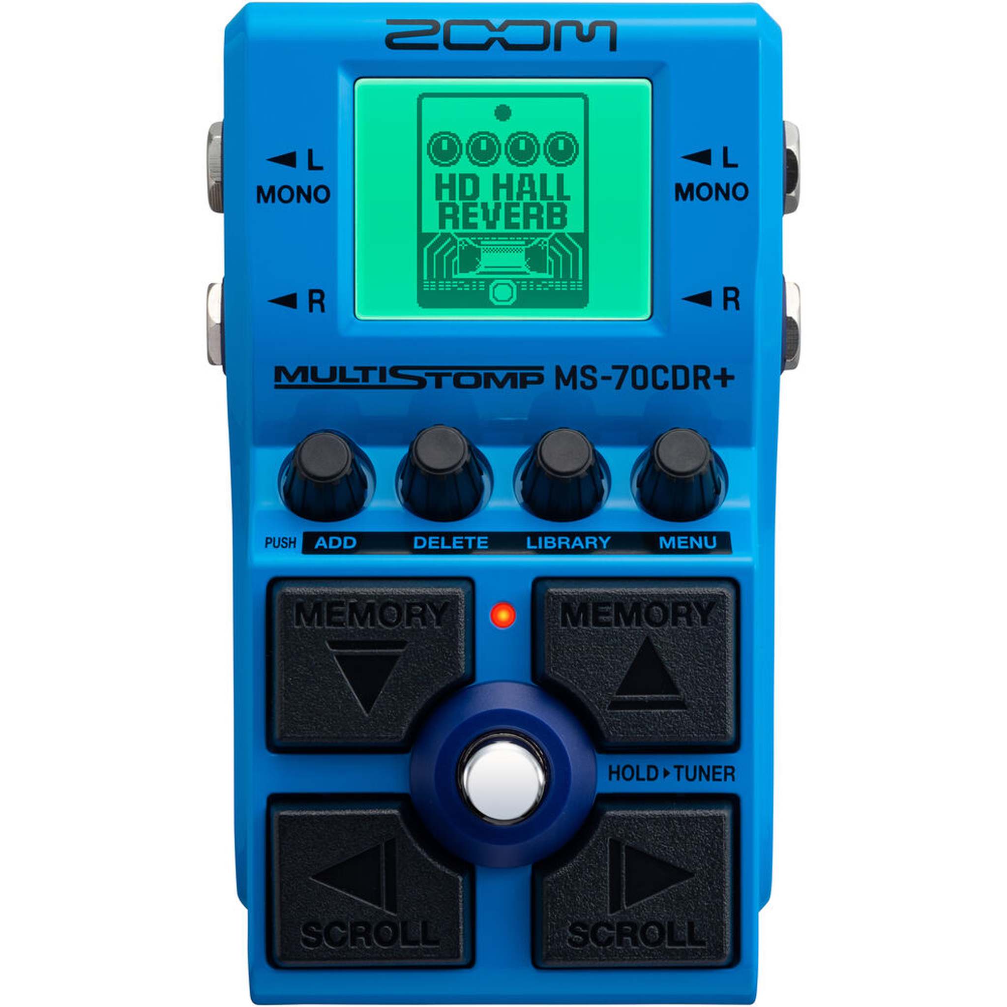 Zoom MS-70CDR+ Multi-FX Pedal + Balanced Interconnect, Bundle