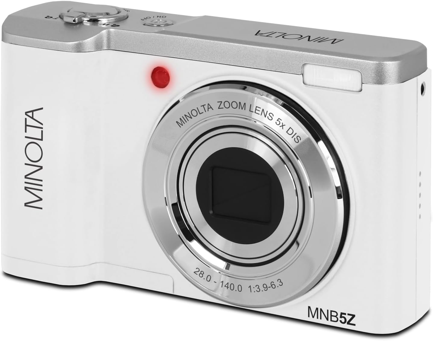 Minolta MNB5Z Digital Camera 56MP with 5x Optical Zoom in White