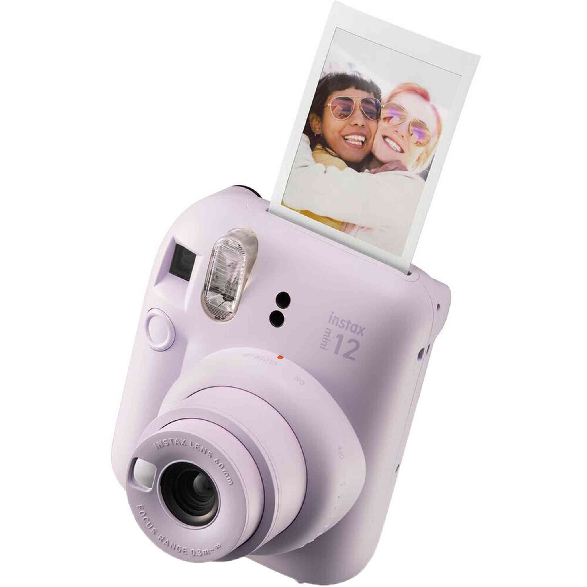 FUJIFILM INSTAX MINI 12 Instant Film Holiday Camera- Purple + 60 Instant Film Fujifilm