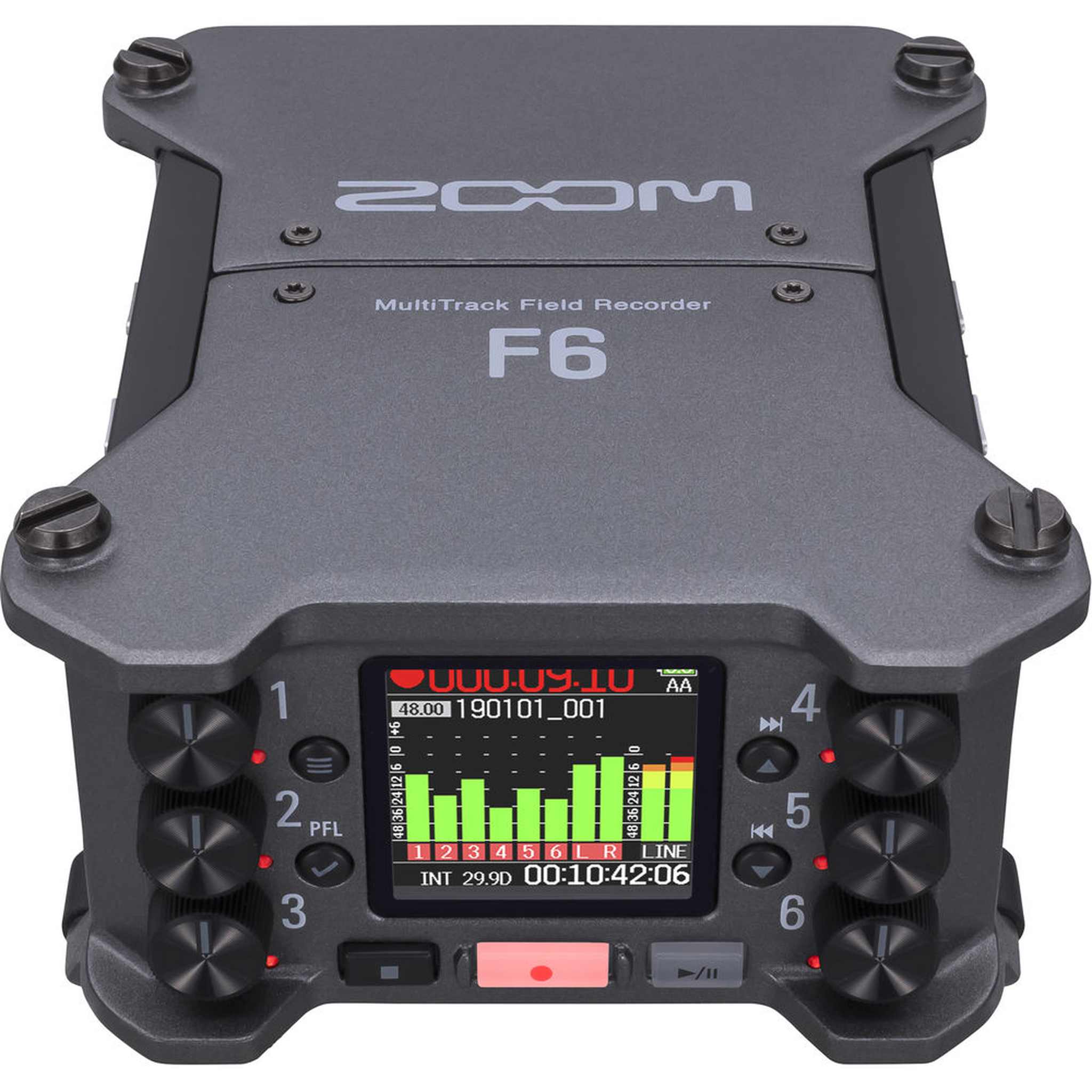 Zoom F6 Professional Field Audio Recorder Bundle with Accessories