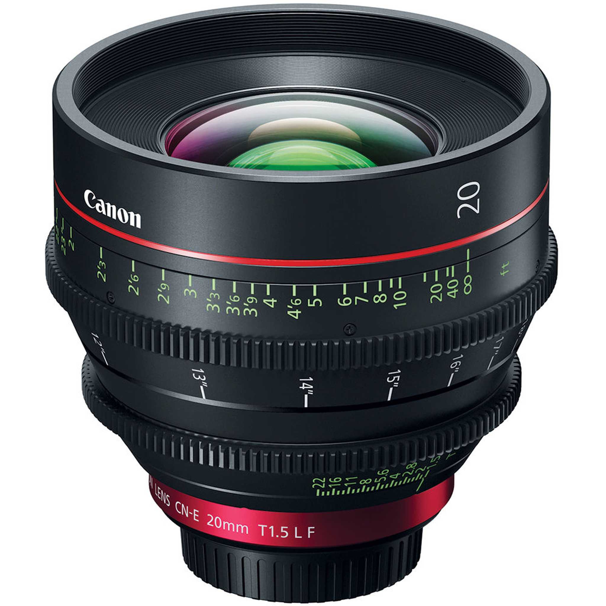 Canon CN-E 20mm T1.5 L F Cinema Lens EF Mount + Mount Adapter EF-EOS R + More Bundle Canon