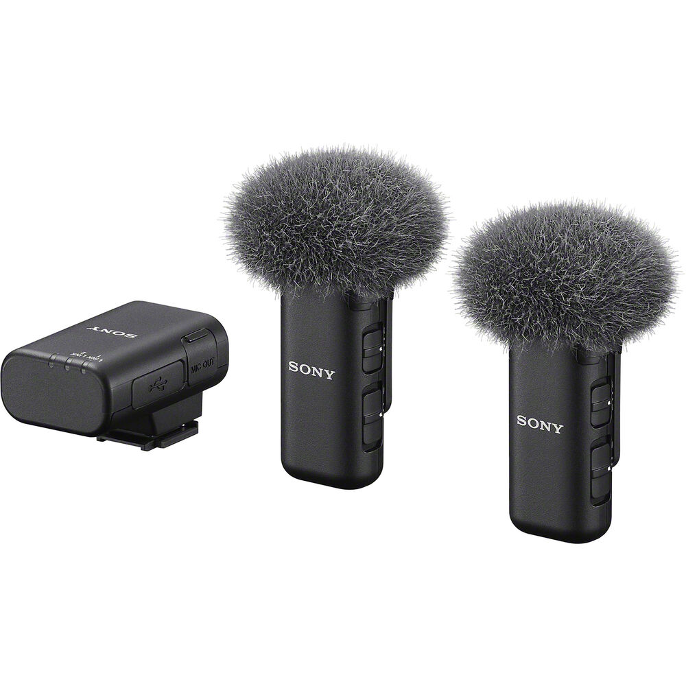 Sony ECM-W3 2-Person Wireless Mic System | Noise Reduction, Clear Audio + More