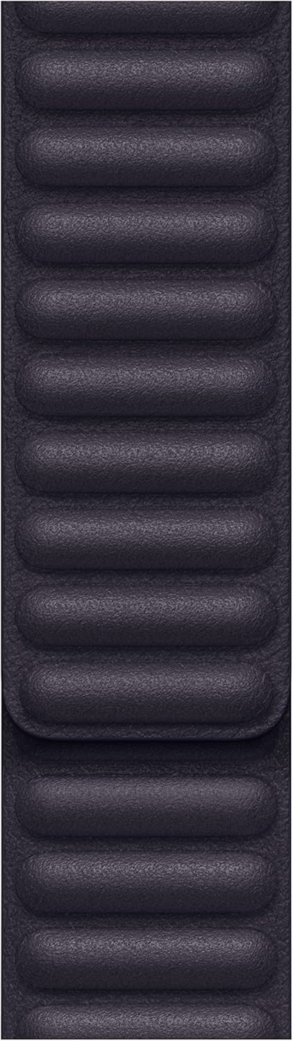 Apple 41mm Leather Watch Band - Ink with USB-C Charging Block Bundle