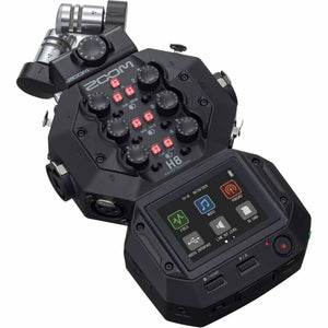 Zoom H8 8-Input / 12-Track Portable Handy Recorder Bundle with Accessories