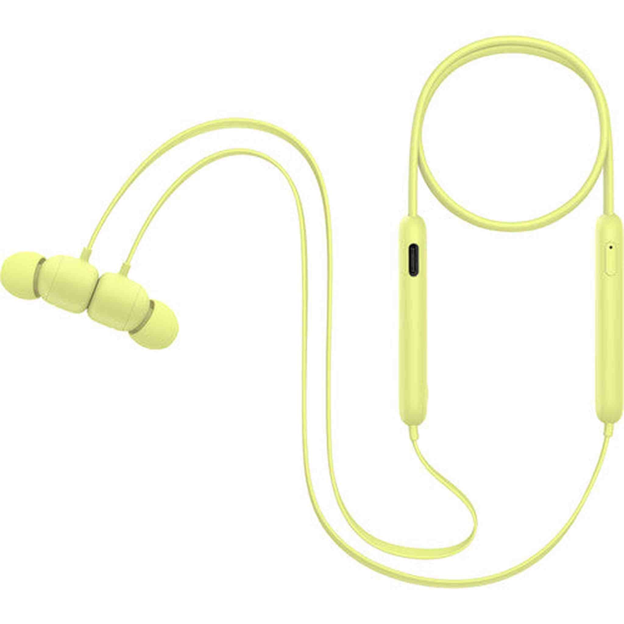 Beats Flex Wireless In-Ear Headphones Yellow Bundle And More Accessories