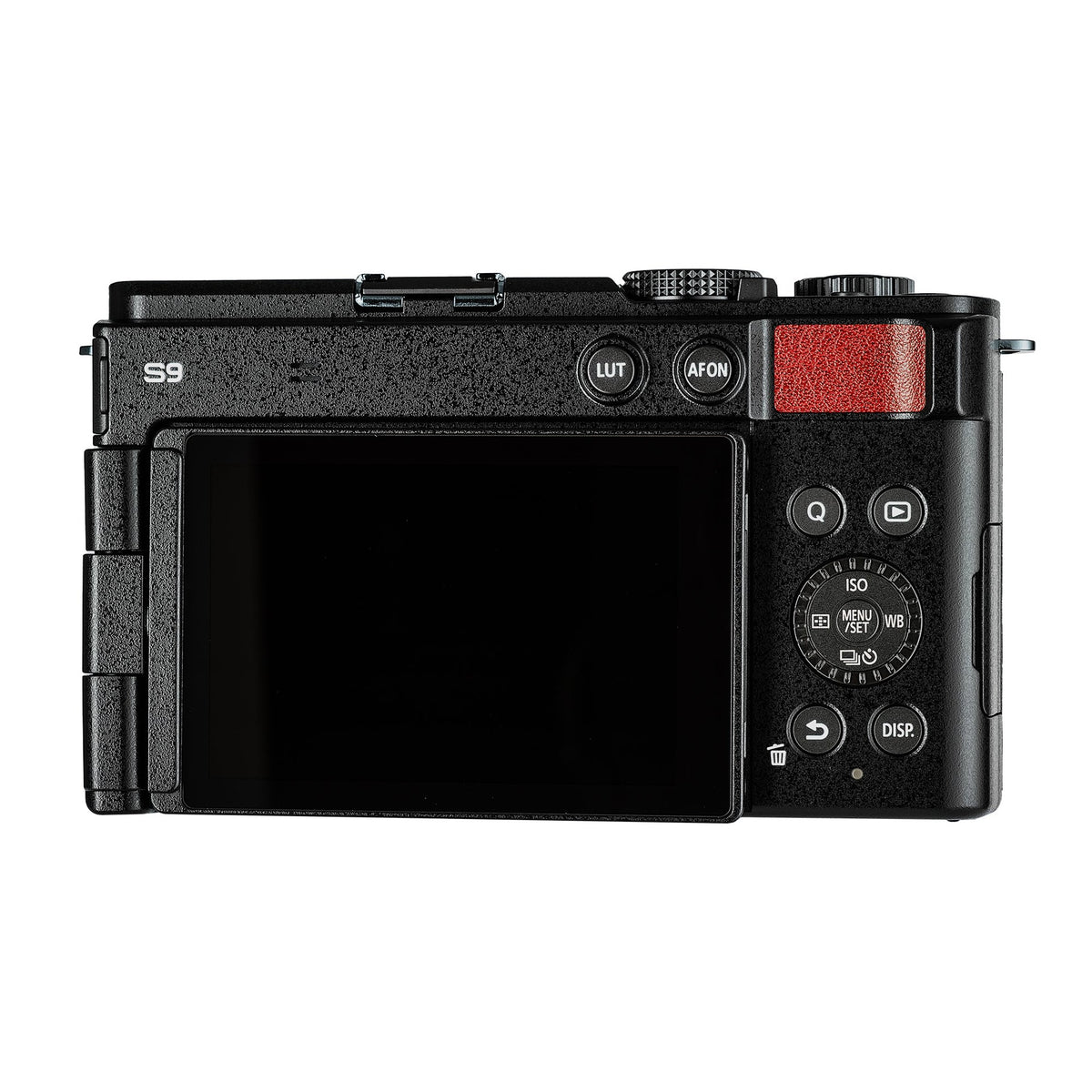 Panasonic Lumix S9 Camera Red , Rode VideoMicro Camera-Mount Shotgun Microphone