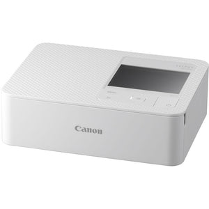 Canon SELPHY CP1500 Photo Printer White + Canon RP-108 Color Ink and Paper Set + More Bundle