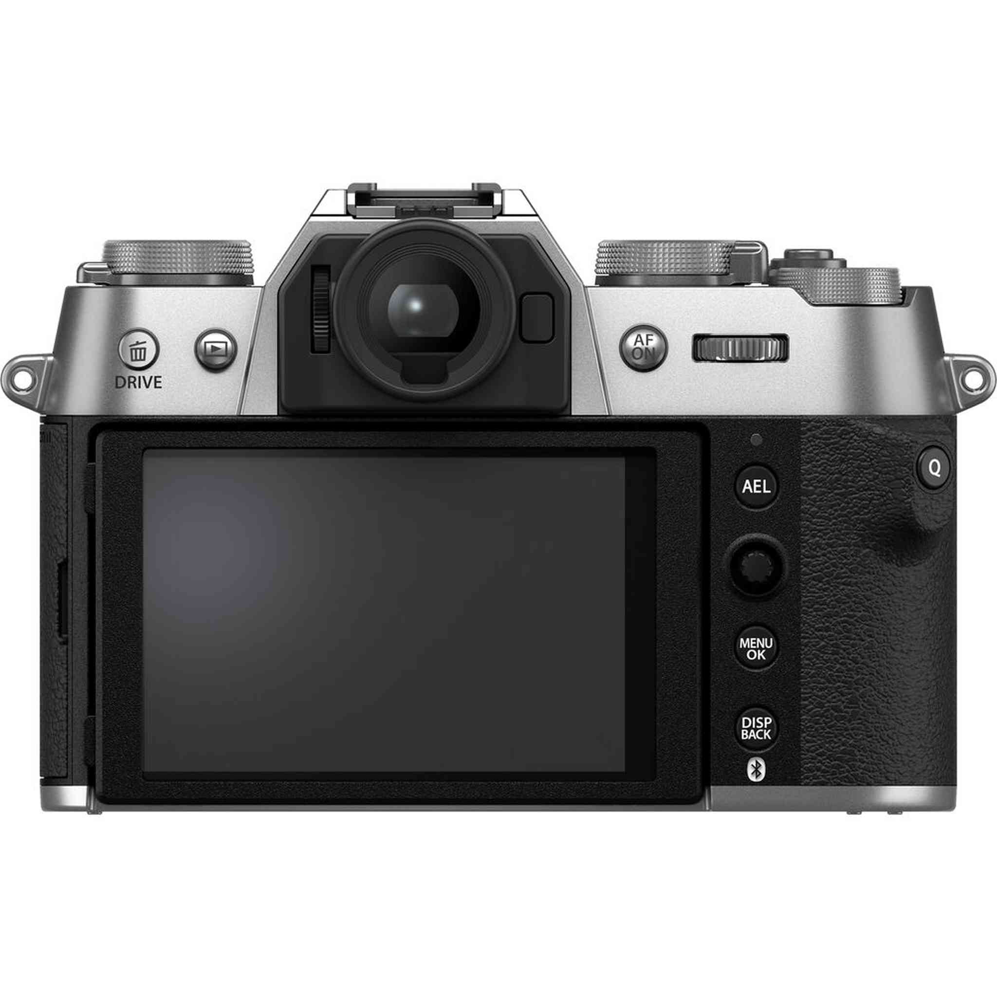 Fujifilm X-T50 Mirrorless Digital Camera XC15-45mm + 128GB Memory Card- Silver