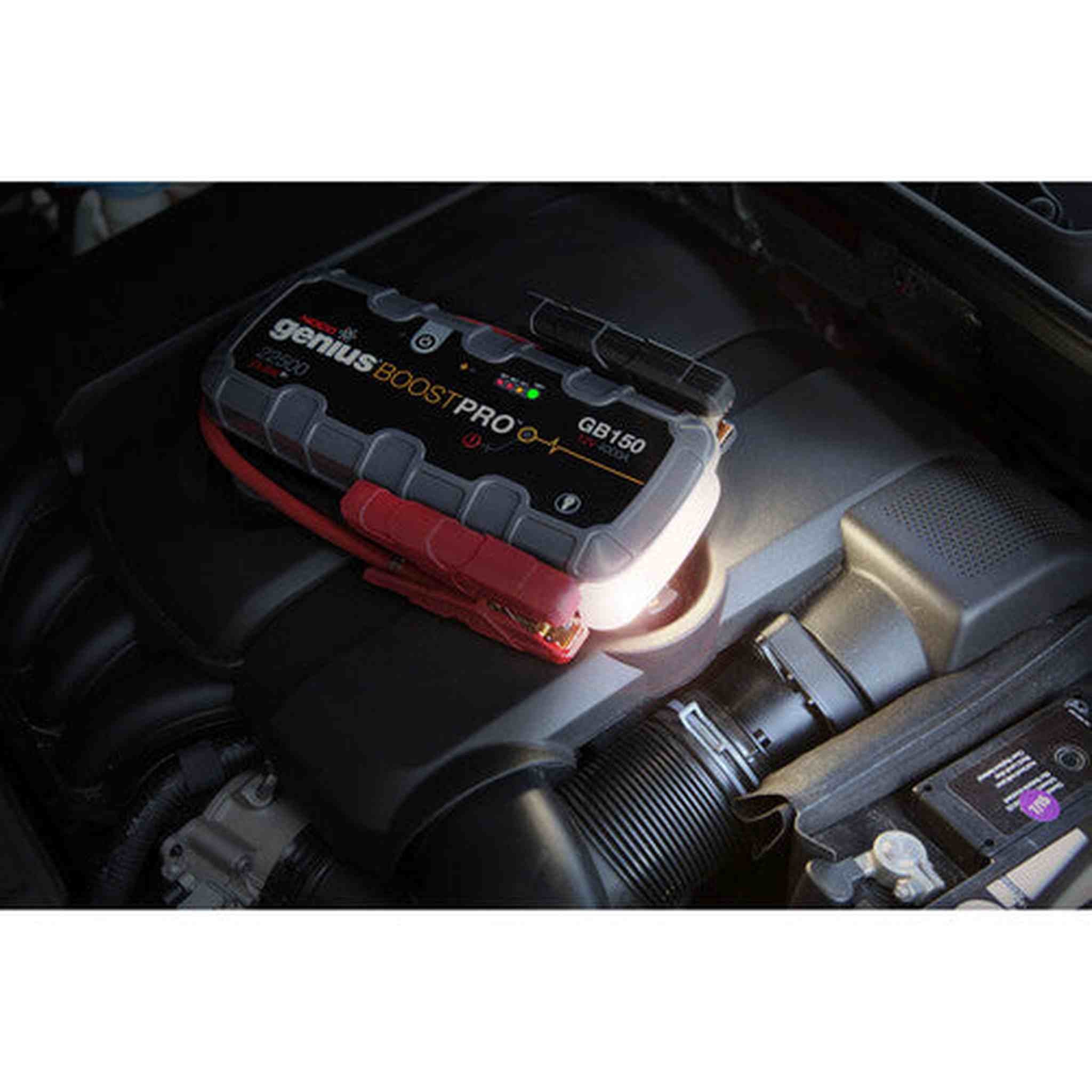 NOCO Boost Pro GB150 3000A UltraSafe Car Battery Jump Starter, 12V Battery Pack, Battery Booster, Jump Box, Portable Charger and Jumper Cables for 9.0L Gasoline and 7.0L Diesel Engines NOCO