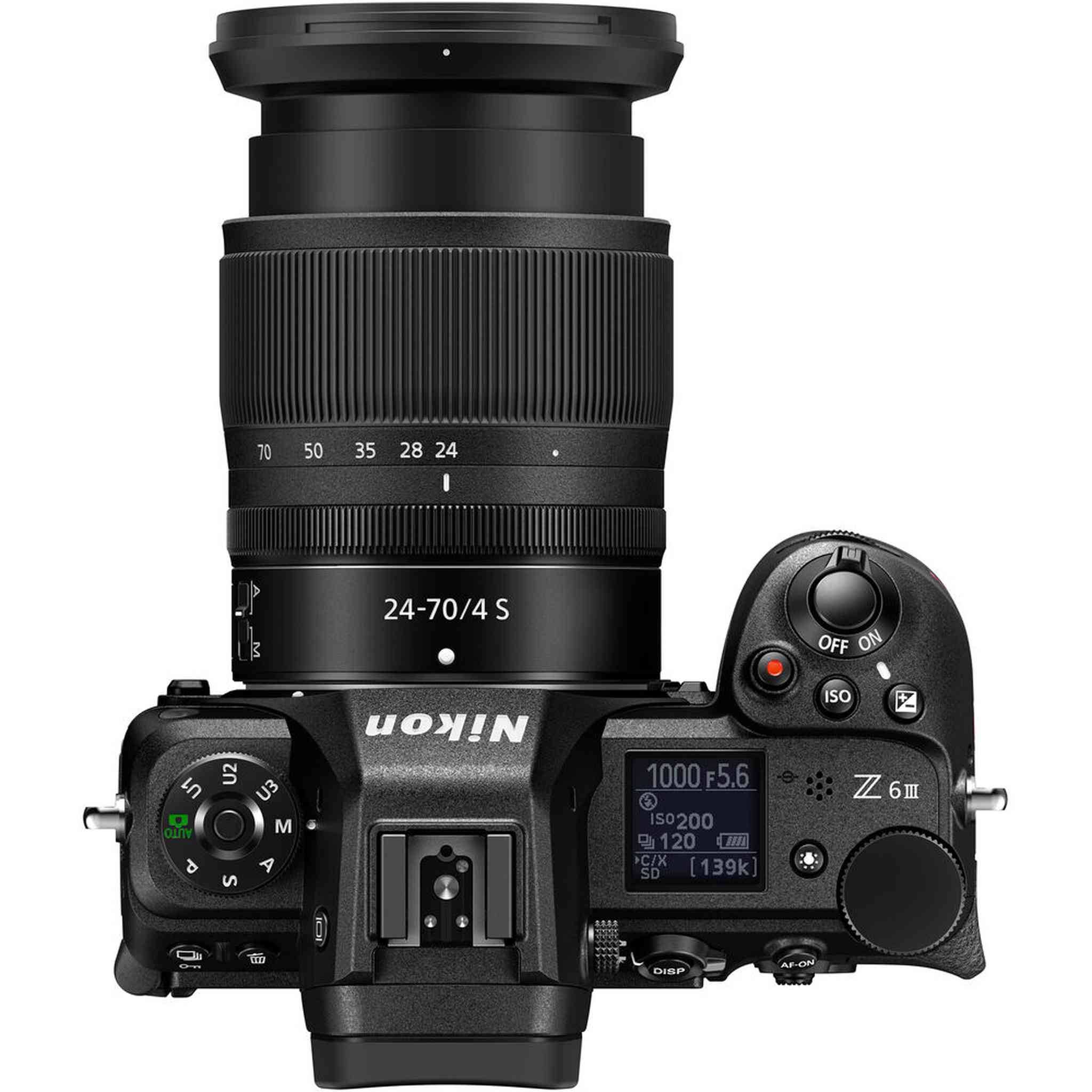 Nikon Z6III FX-format Mirrorless Camera With NIKKOR Z 24-70mm f/4 S Zoom Lens Bundle