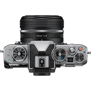 Nikon Z fc DX-Format Mirrorless Camera with NIKKOR Retro Style Z 28mm f/2.8 SE Lens + More