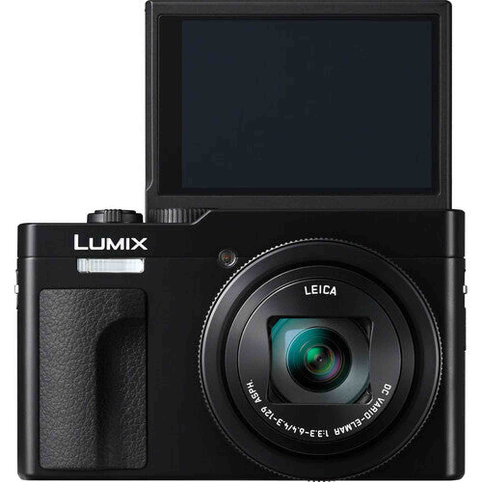 Panasonic ZS99 Point and Shoot Compact Travel Digital Camera Black - Bundle Panasonic