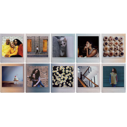 2xFUJIFILM INSTAX SQUARE Sunset Instant Film, Microfiber Cleaning Cloth, Bundle