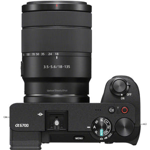 Sony Alpha a6700 Mirrorless Camera, 26 MP Sensor, 4K Video, and Vlog Bundle - Reconditioned Sony