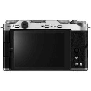 Fujifilm X-M5 Mirrorless Camera + XC 15-45mm f/3.5-5.6 OIS PZ Lens Bundle- Silver