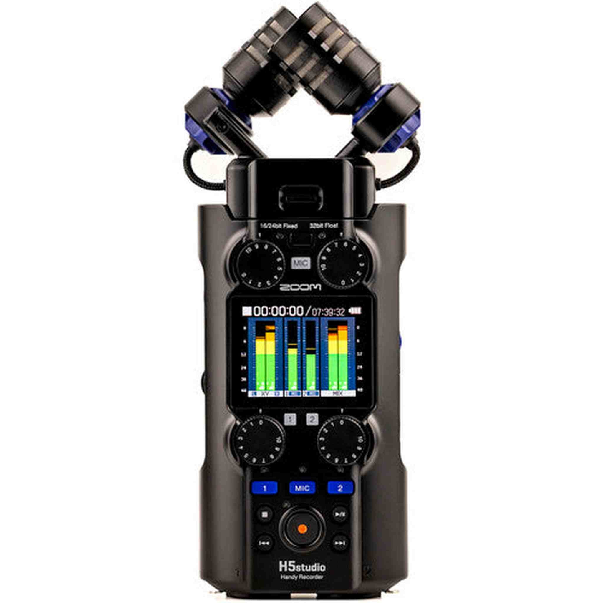Zoom H5studio 4-Track Handy Recorder, Sony MDR-7506 Stereo Headphones, Bundle