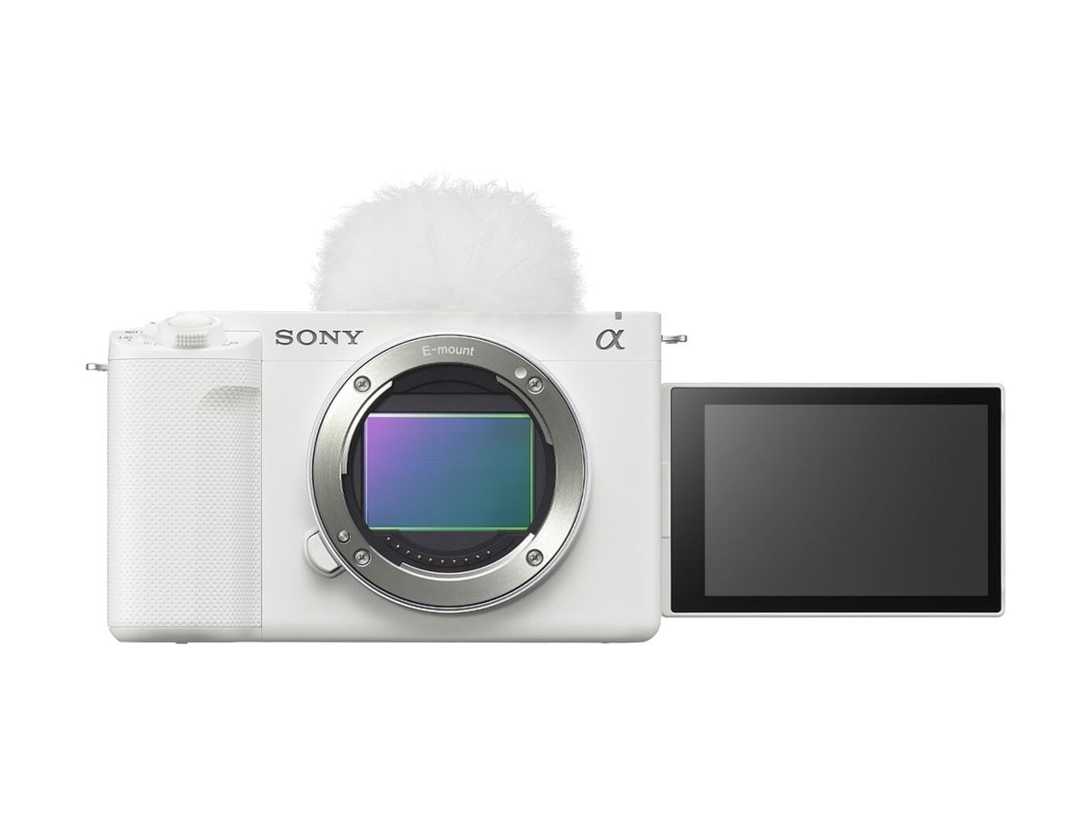 Sony Alpha ZV-E1 Full-Frame Interchangeable Lens Mirrorless Vlog Camera with 28-60mm Lens - White Body