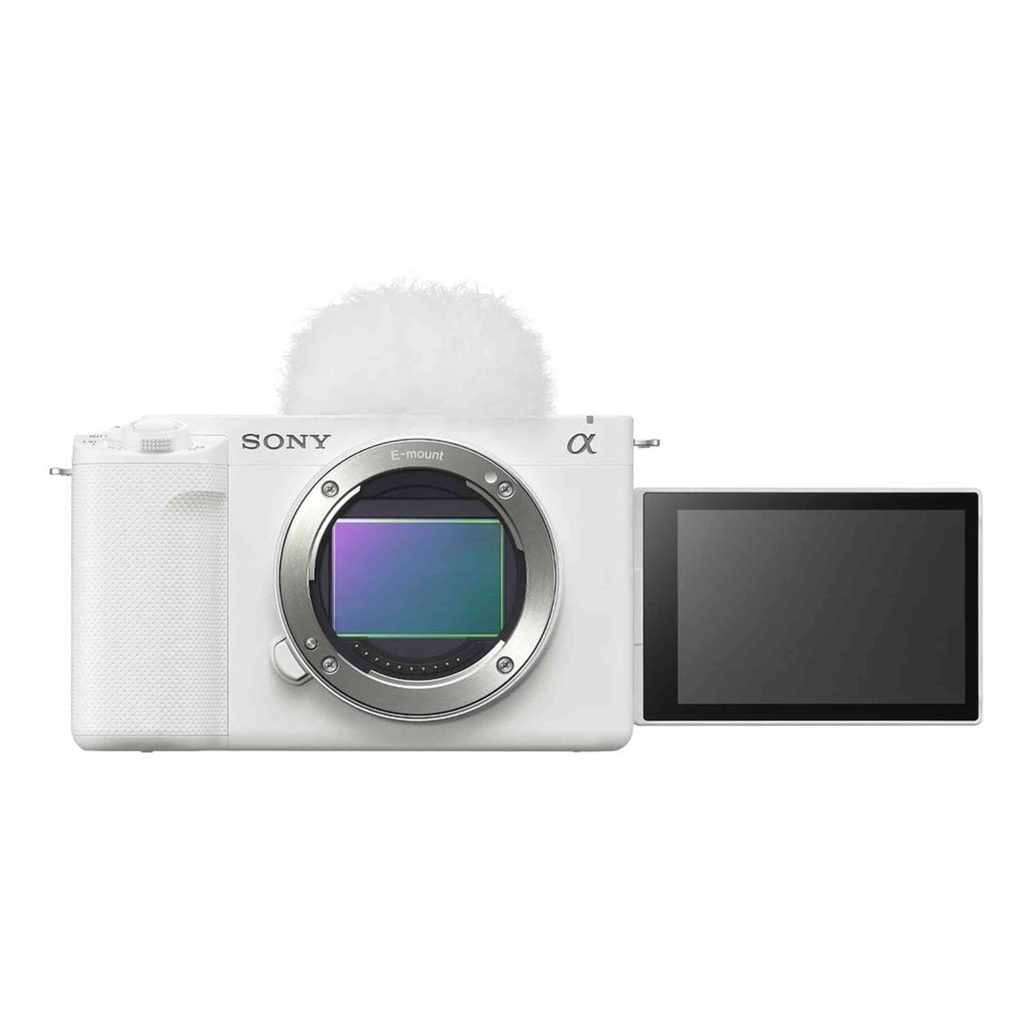 Sony Alpha ZV-E1 Full-Frame Interchangeable Lens Mirrorless Vlog Camera with 28-60mm Lens - White Body